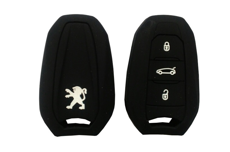 Чехол силиконовый для ключей Peugeot