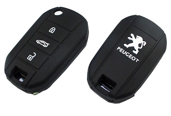 Чехол силиконовый для ключей Peugeot